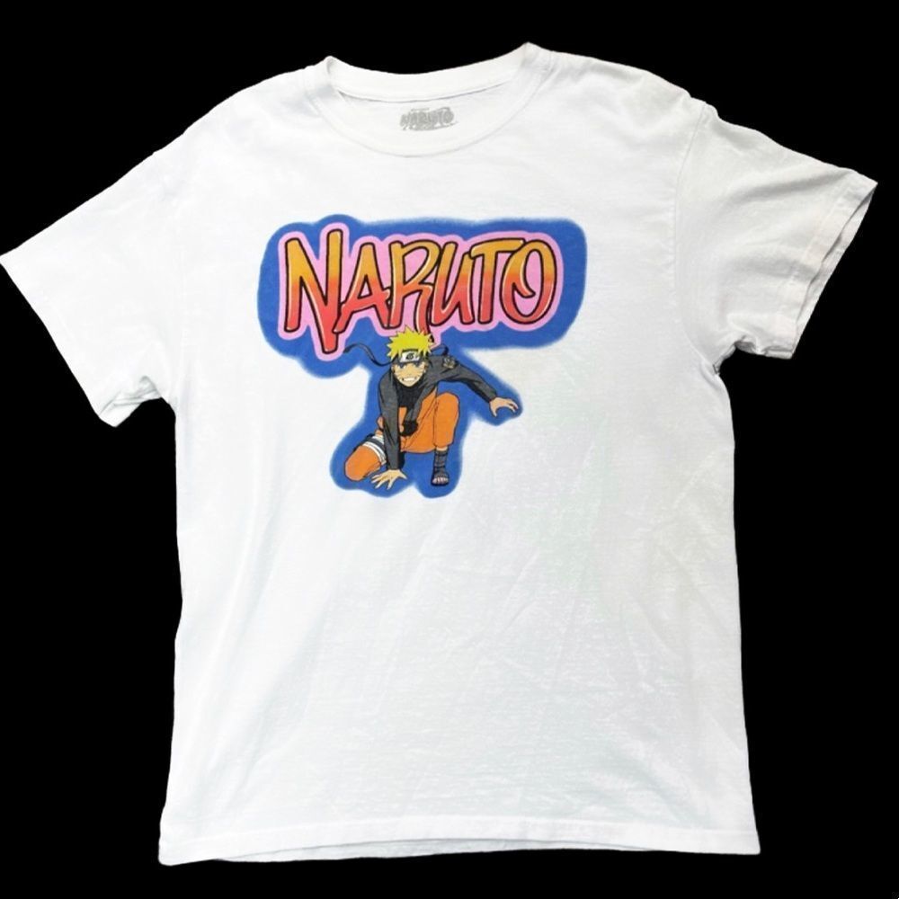 Vintage Y2K Naruto T-Shirt Medium